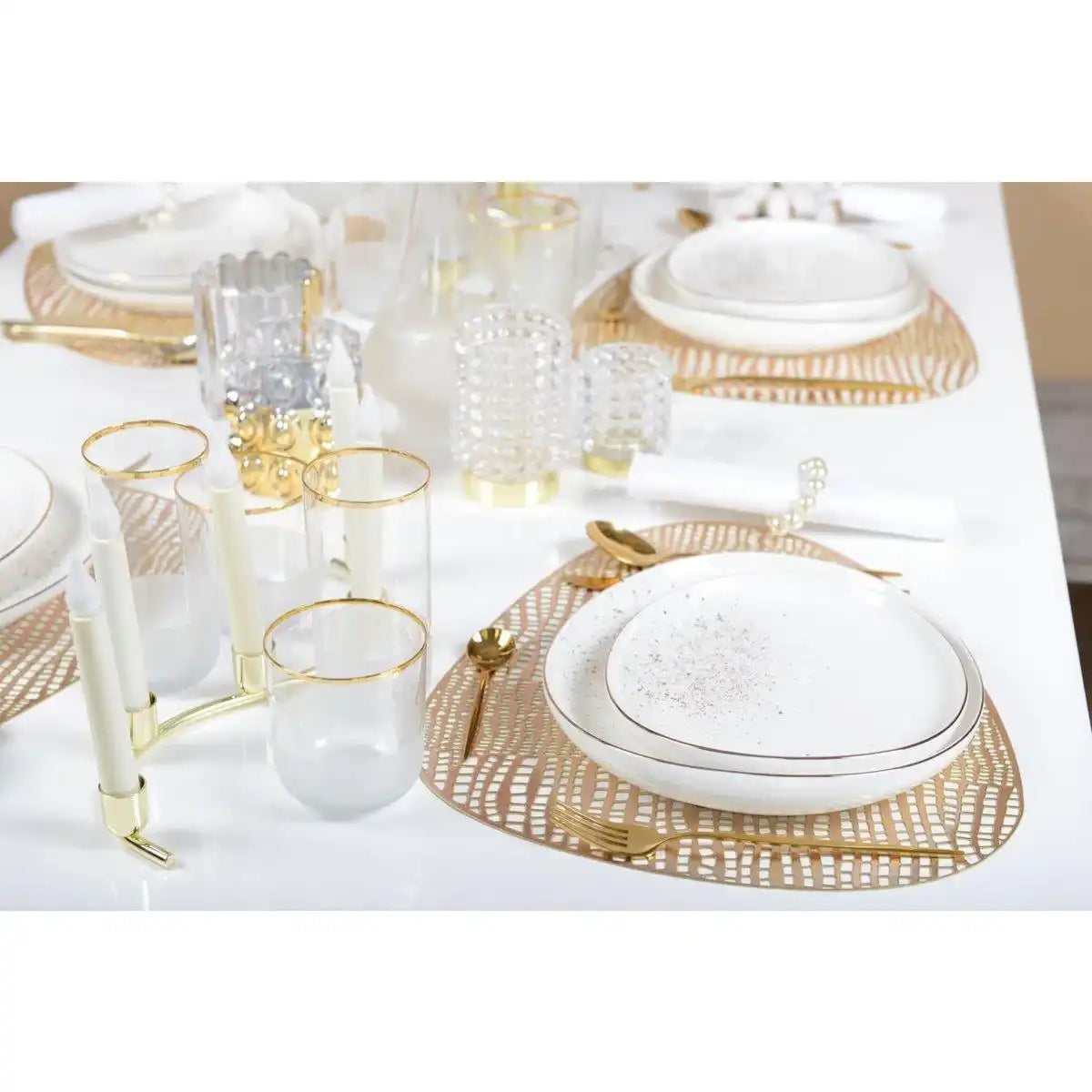 NISH GOLD EDGE NIEDRIGE WASSERGLÄSER – 6ER-SET - HomeDesign Knaus