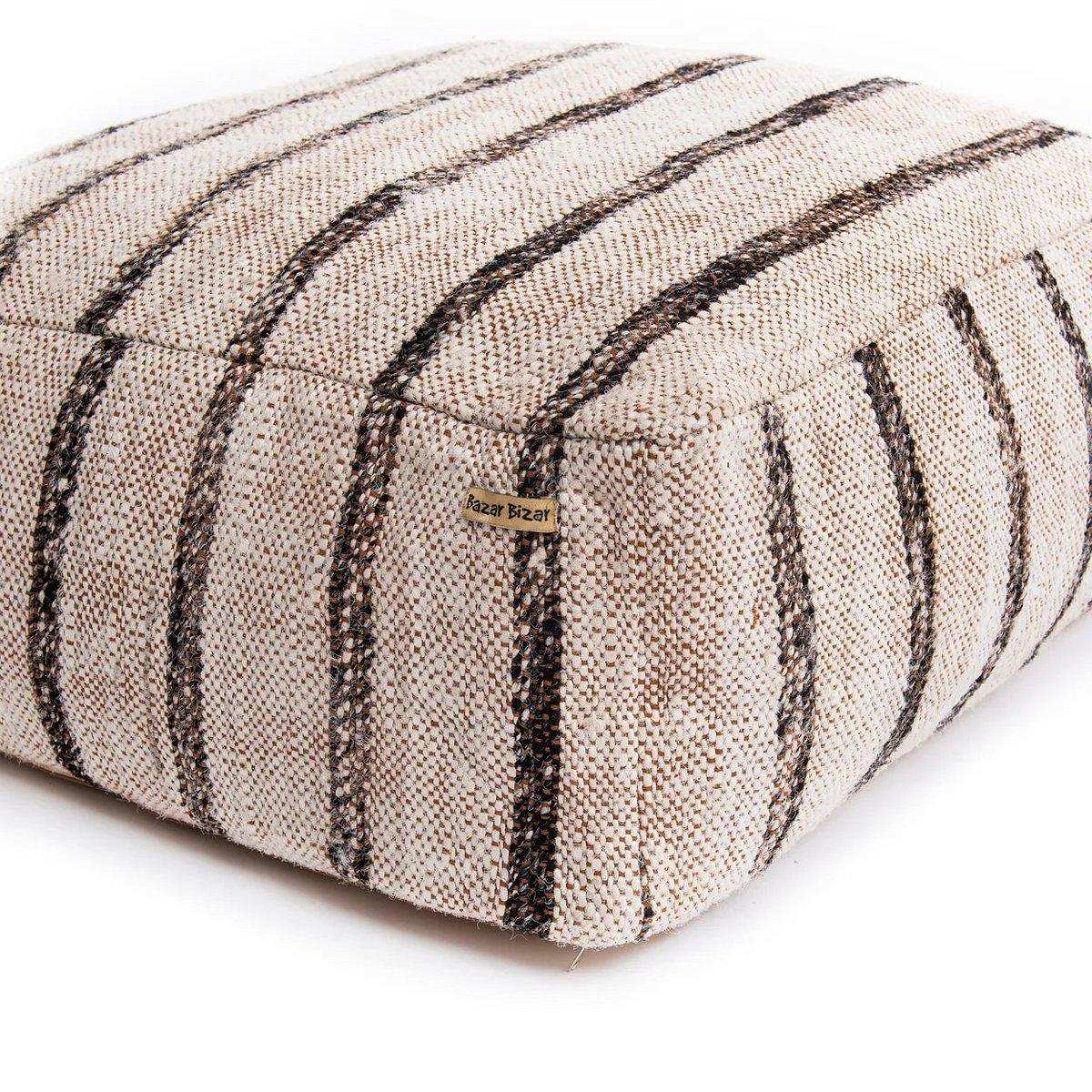 Oh My Gee Pouffe gestreift Sitzpouf 60 cm - HomeDesign Knaus