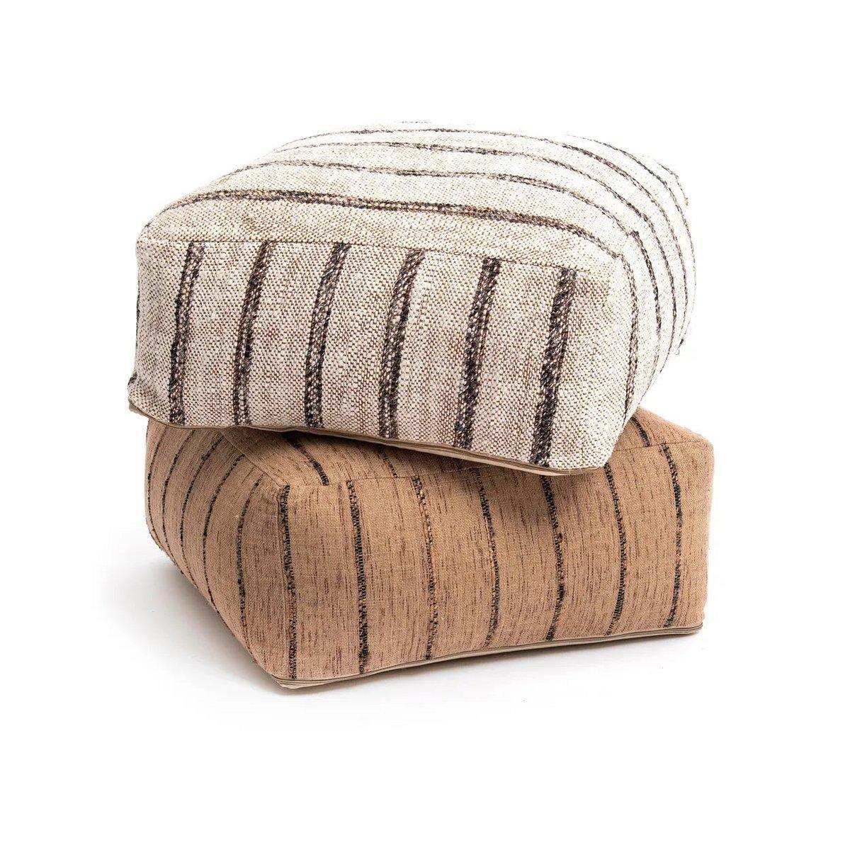 Oh My Gee Pouffe gestreift Sitzpouf 60 cm - HomeDesign Knaus