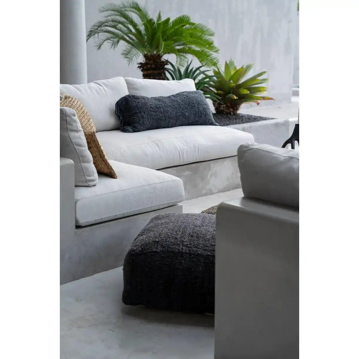 Oh My Gee Pouffe Schwarz Sitzpouf 60 cm - HomeDesign Knaus