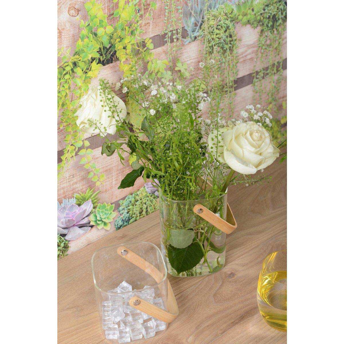 Olyard Eimer mit Holzgriff 11,5x11x15,5 cm - HomeDesign Knaus