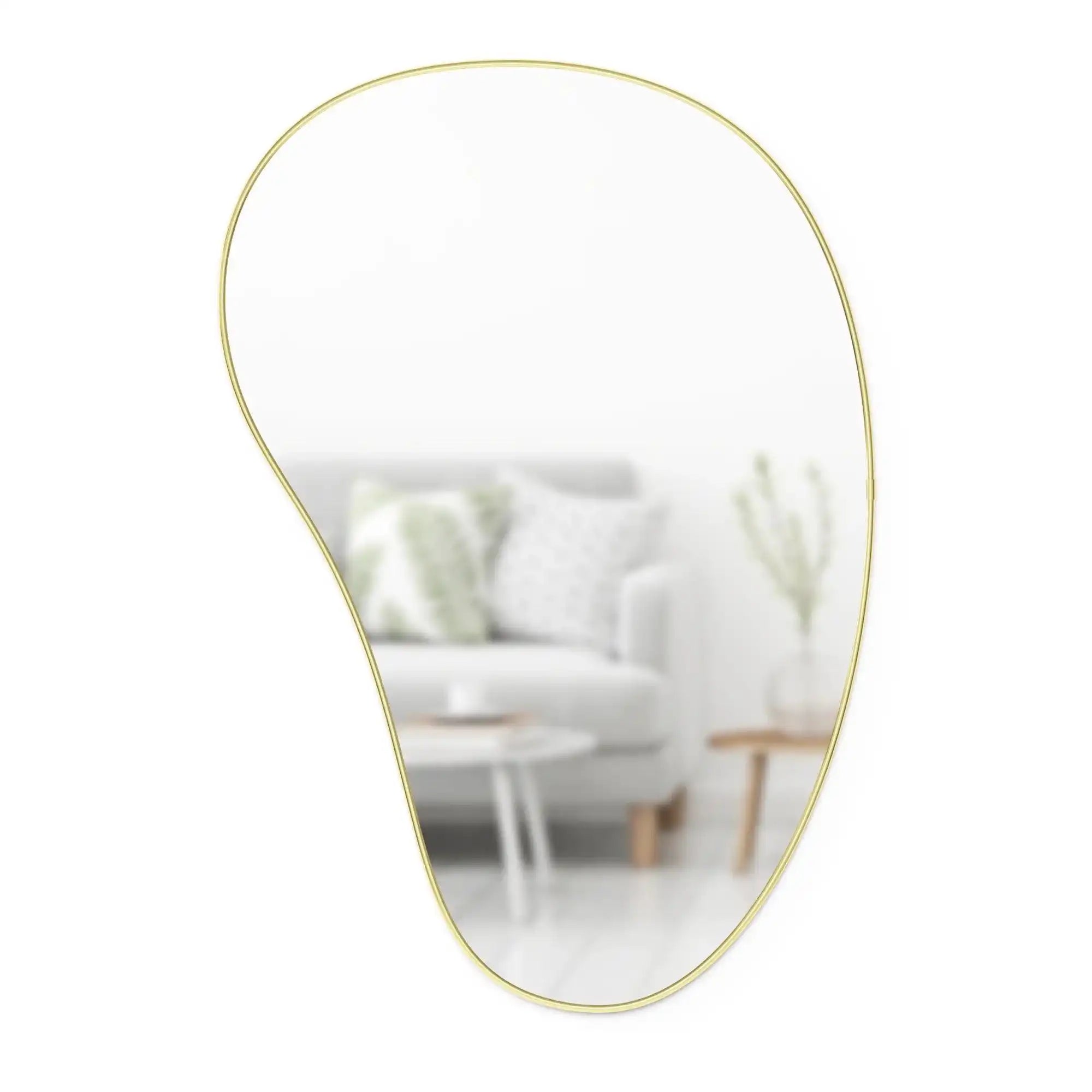 Organischer Wandspiegel Runde Formen Metallrahmen - HomeDesign Knaus