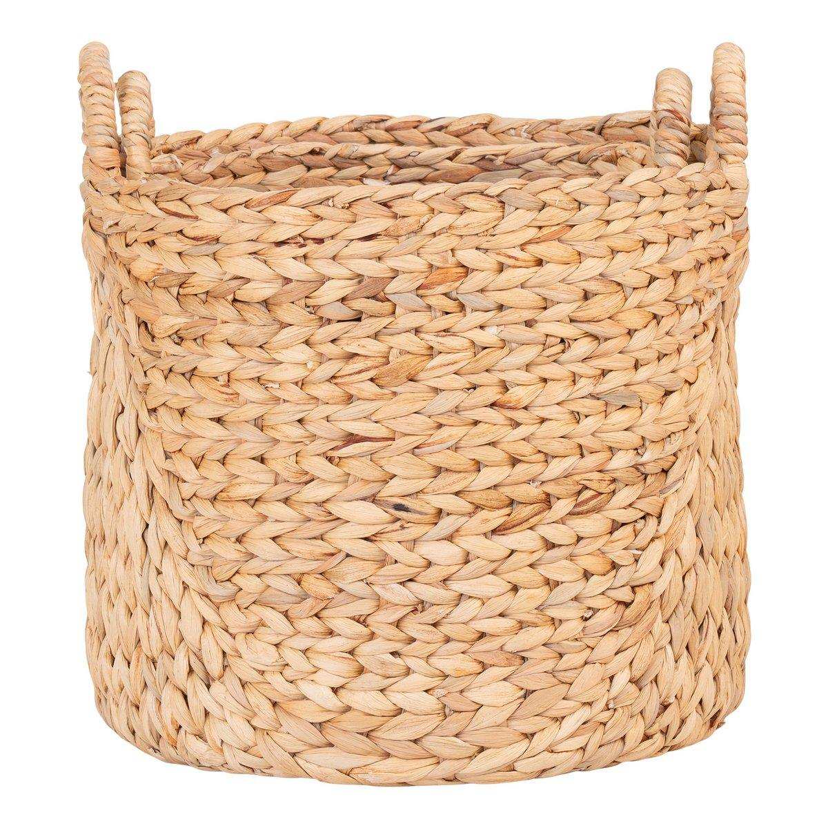 Passo Korb – Natur, Wasserhyazinthe, 2er-Set - HomeDesign Knaus