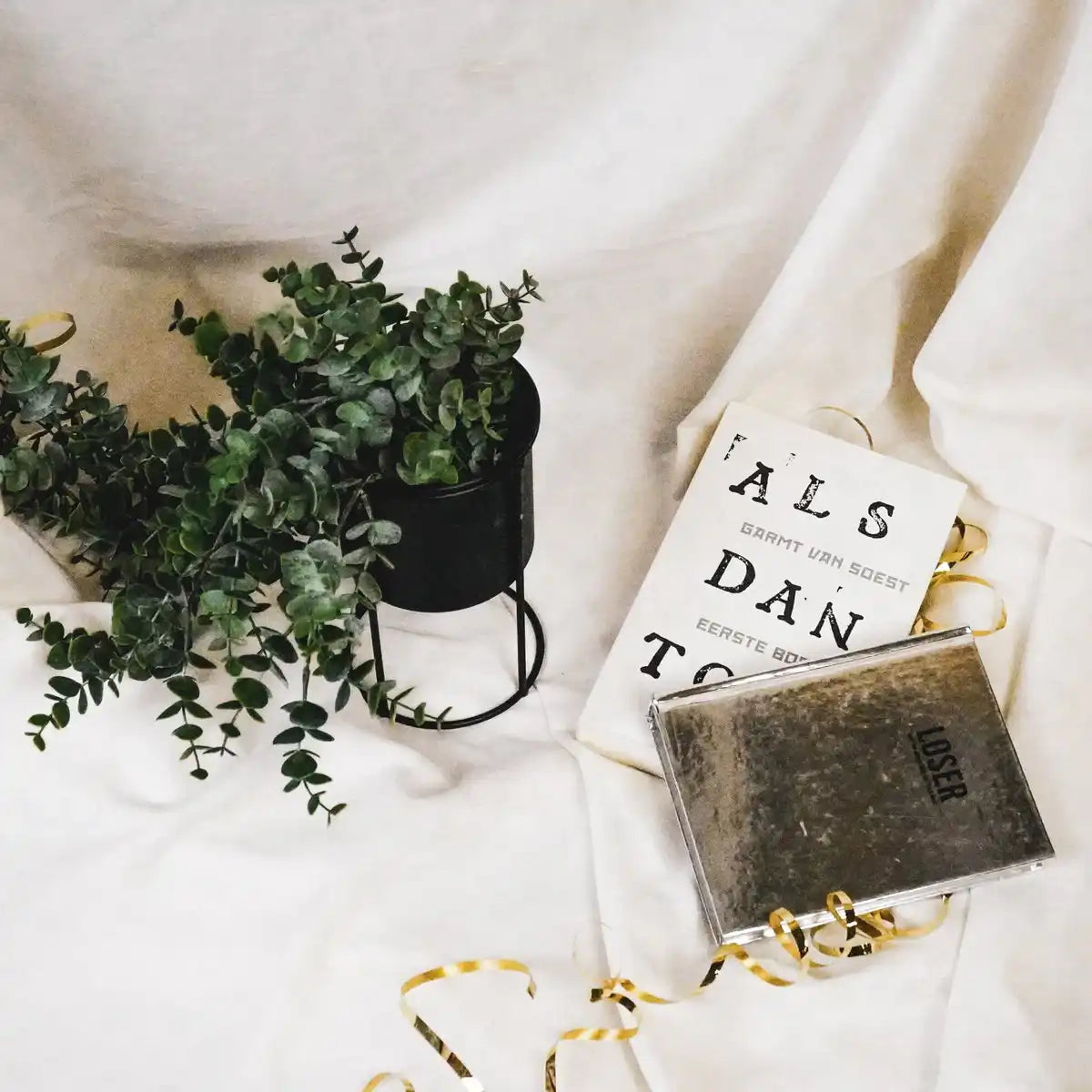 Pflanzenhalter - Metall - Schwarz - 11x11x19cm - HomeDesign Knaus