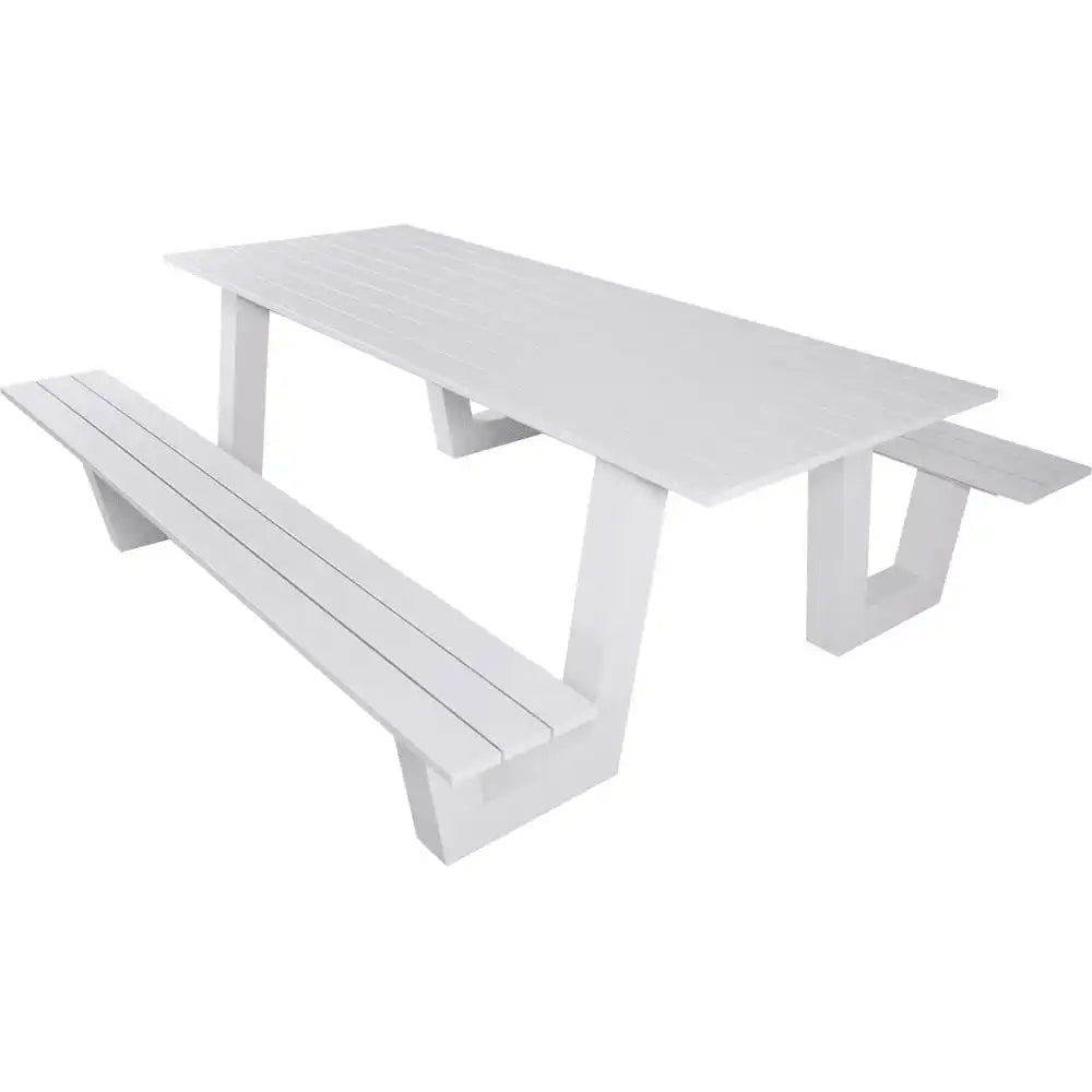 Picknick-Set Breeze / 2 Bänke mit Tisch anthrazit 220x184cm - HomeDesign Knaus