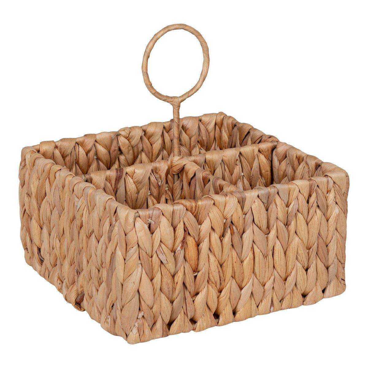 Pleiku Aufbewahrungsbox – Aufbewahrungsbox, Wasserhyazinthe, natur, 20 x 11 x 20 cm - HomeDesign Knaus