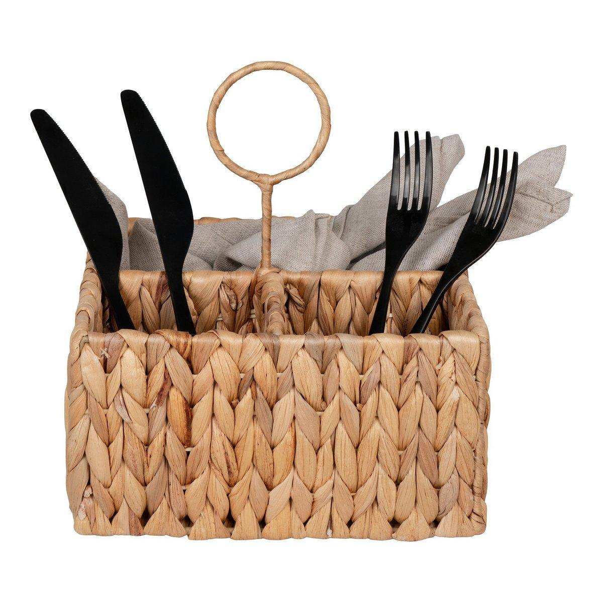 Pleiku Aufbewahrungsbox – Aufbewahrungsbox, Wasserhyazinthe, natur, 20 x 11 x 20 cm - HomeDesign Knaus