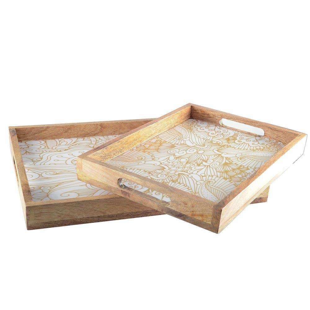 PM-GM RECHTECKIGE, ABSTRAKTE TABLETTS – 2ER-SET - HomeDesign Knaus