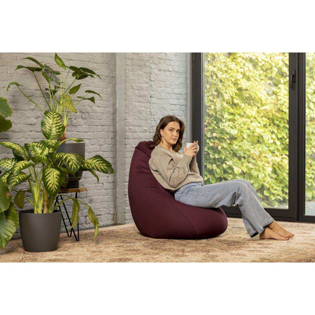 Poire-Baumwolle - BORDEAUX - HomeDesign Knaus