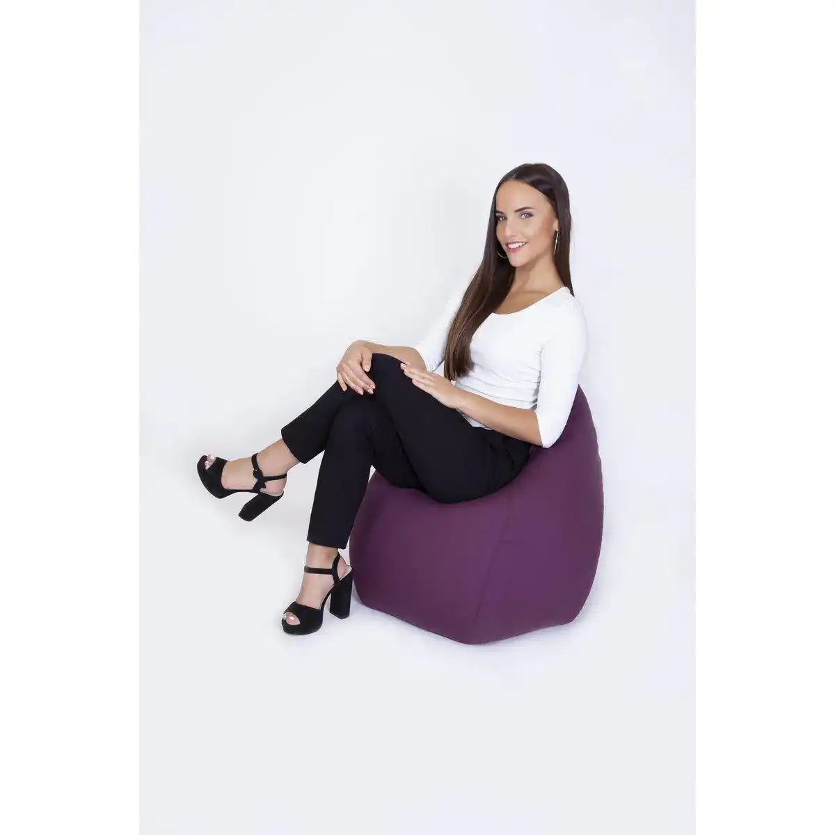 Poire-Baumwolle - VIOLETT - HomeDesign Knaus