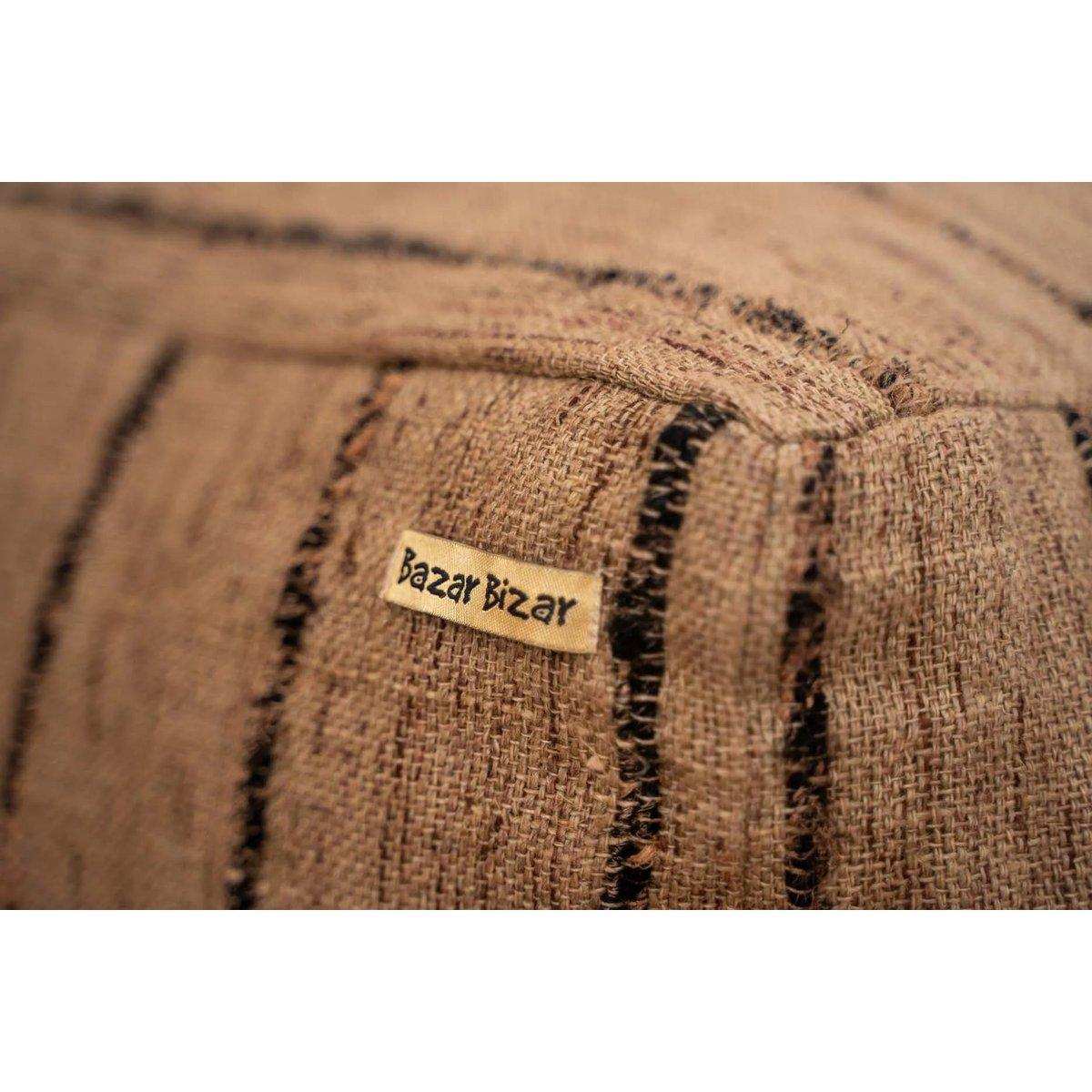 Pouf Sitzhocker Relax Baumwolle handgefertigt - HomeDesign Knaus