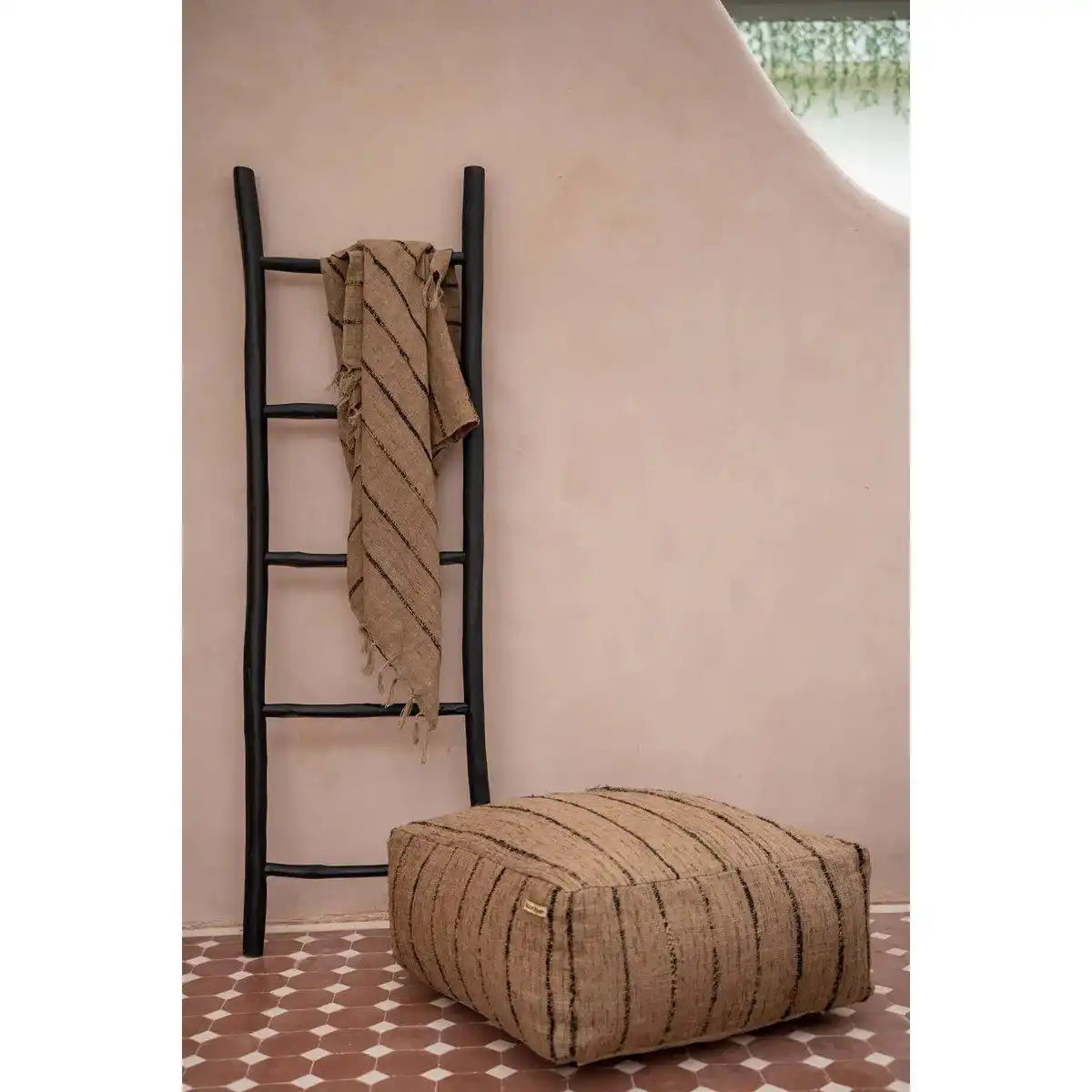 Pouf Sitzhocker Relax Baumwolle handgefertigt - HomeDesign Knaus