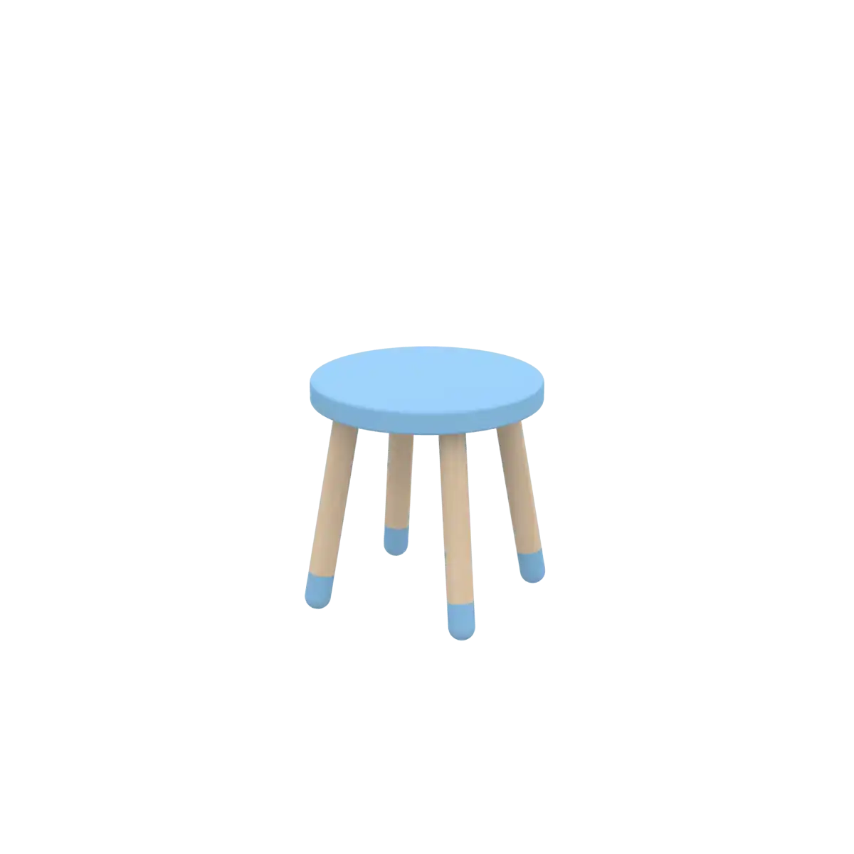 Punkte Kinderhocker, blauer Himmel - HomeDesign Knaus