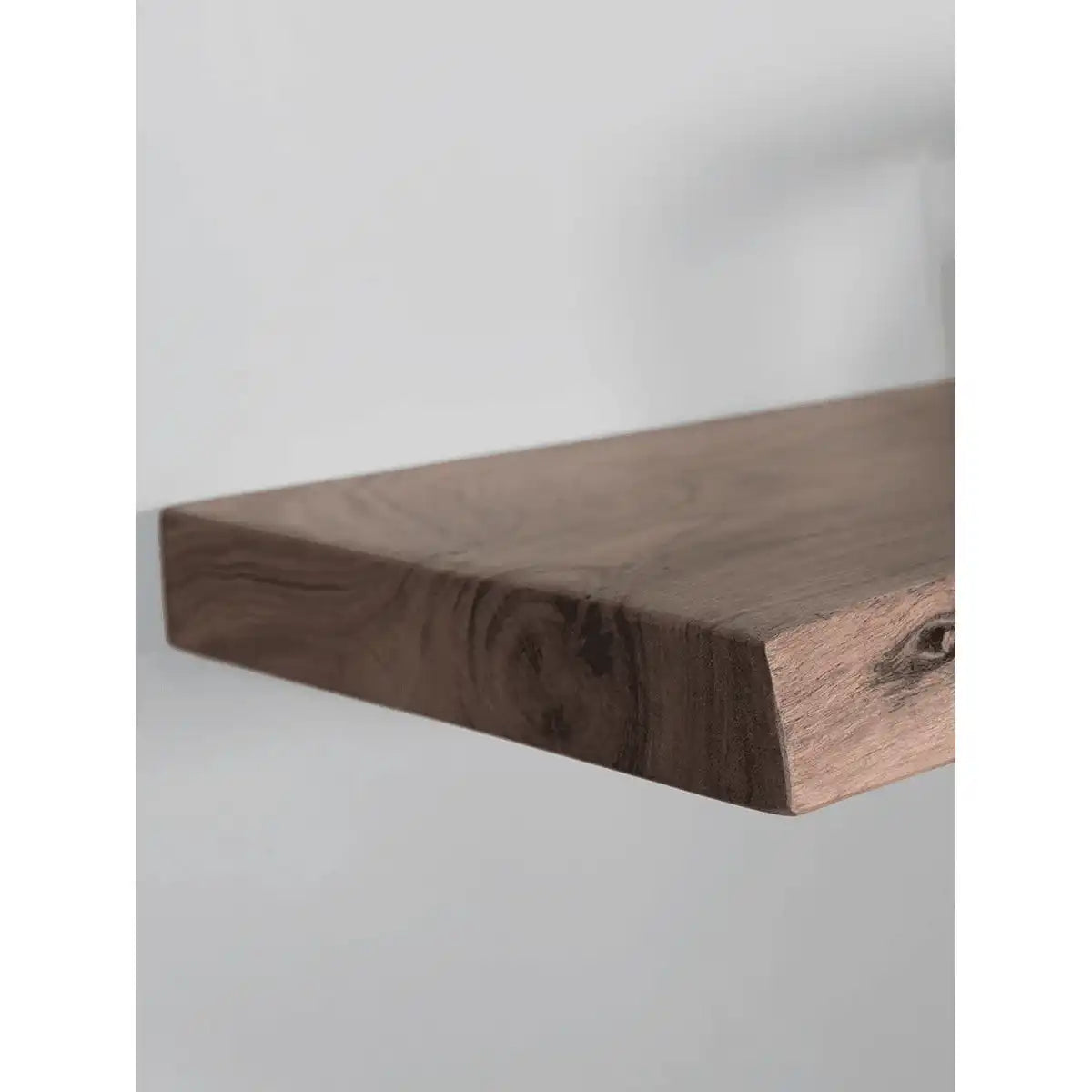 PURE schwebendes Wandregal aus Akazienholz natürliche Form 60x20xh4cm - HomeDesign Knaus