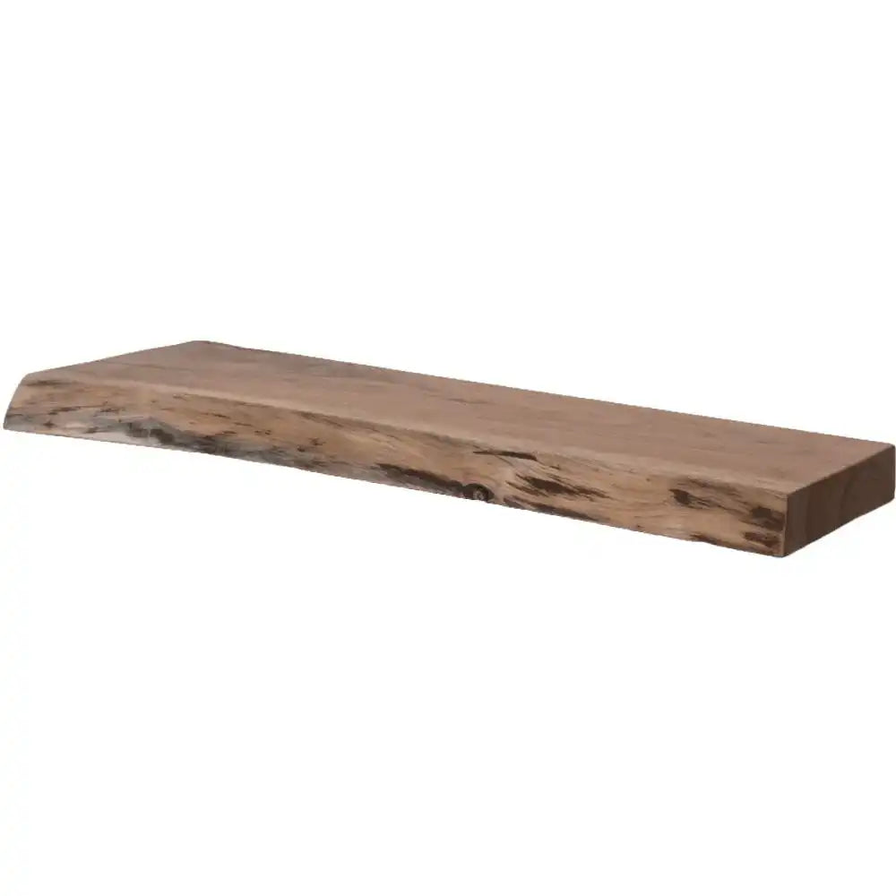 PURE schwebendes Wandregal aus Akazienholz natürliche Form 60x20xh4cm - HomeDesign Knaus