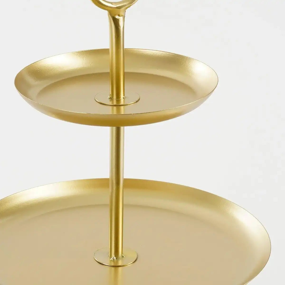 Rama Etagere 3 Ebenen – L38 x B38 x H55 cm – Metall – Gold - HomeDesign Knaus
