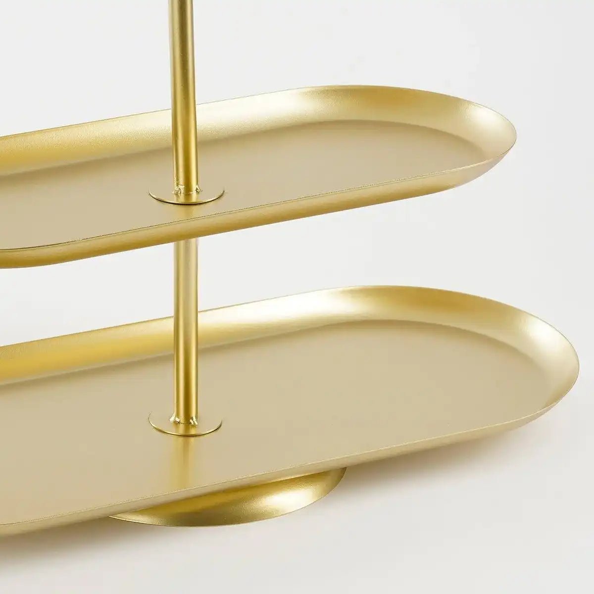 Rama Etagere 3 Ebenen – L48 x B20 x H55 cm – Metall – Gold - HomeDesign Knaus