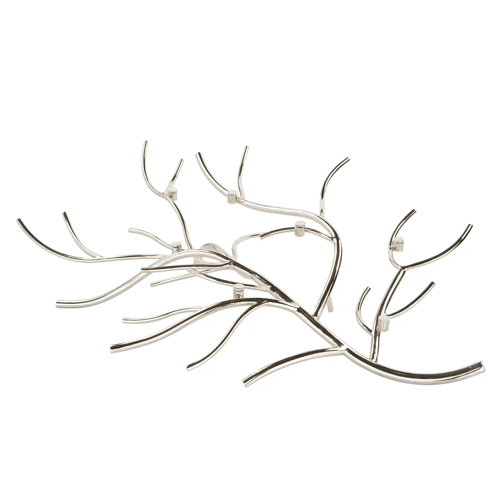 Ramus Kranz Teelichthalter Chrom Unikat Kerzenständer 80cm Universal - HomeDesign Knaus