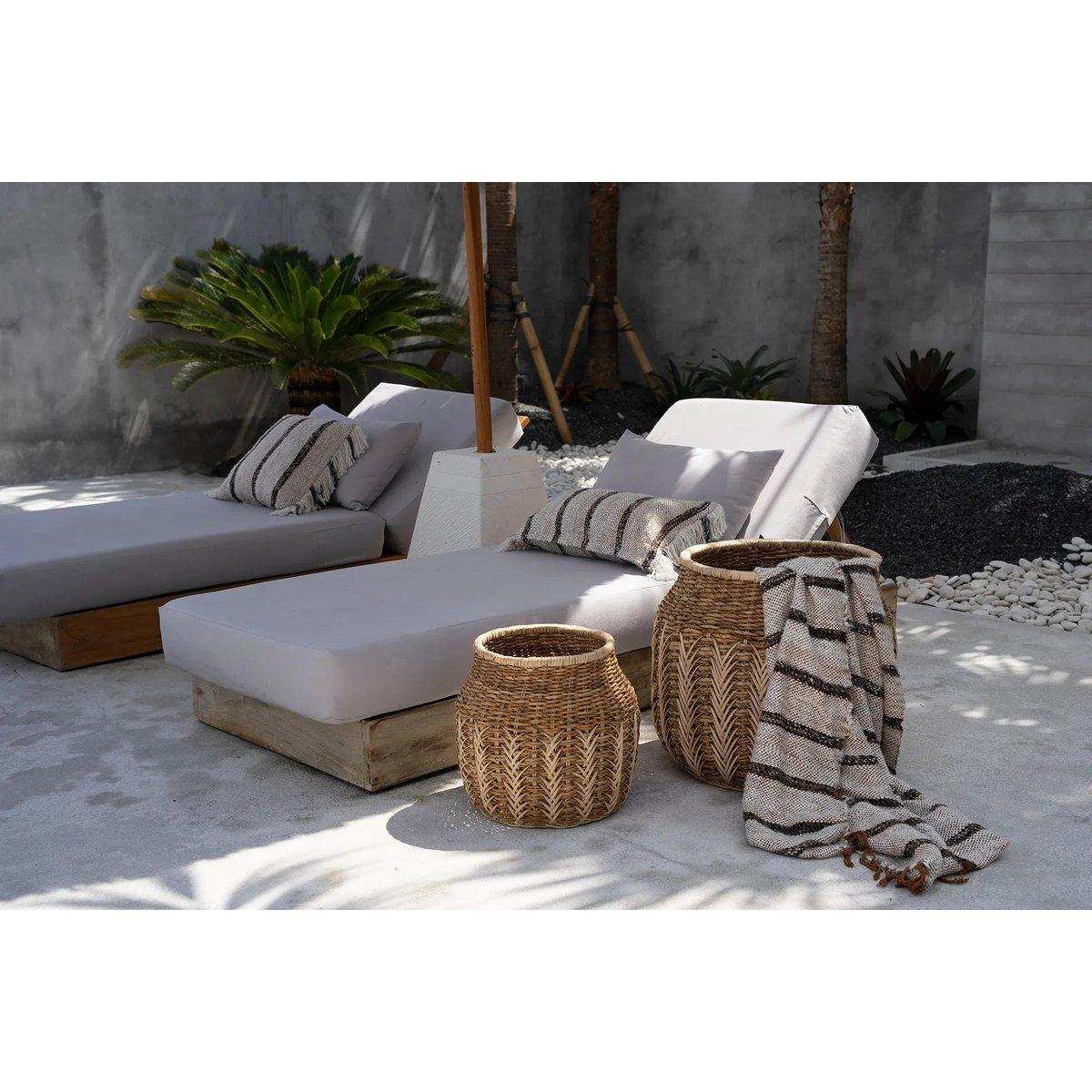Rattan Luziru-Korb Natur Aufbewahrungskorb 52 cm - HomeDesign Knaus