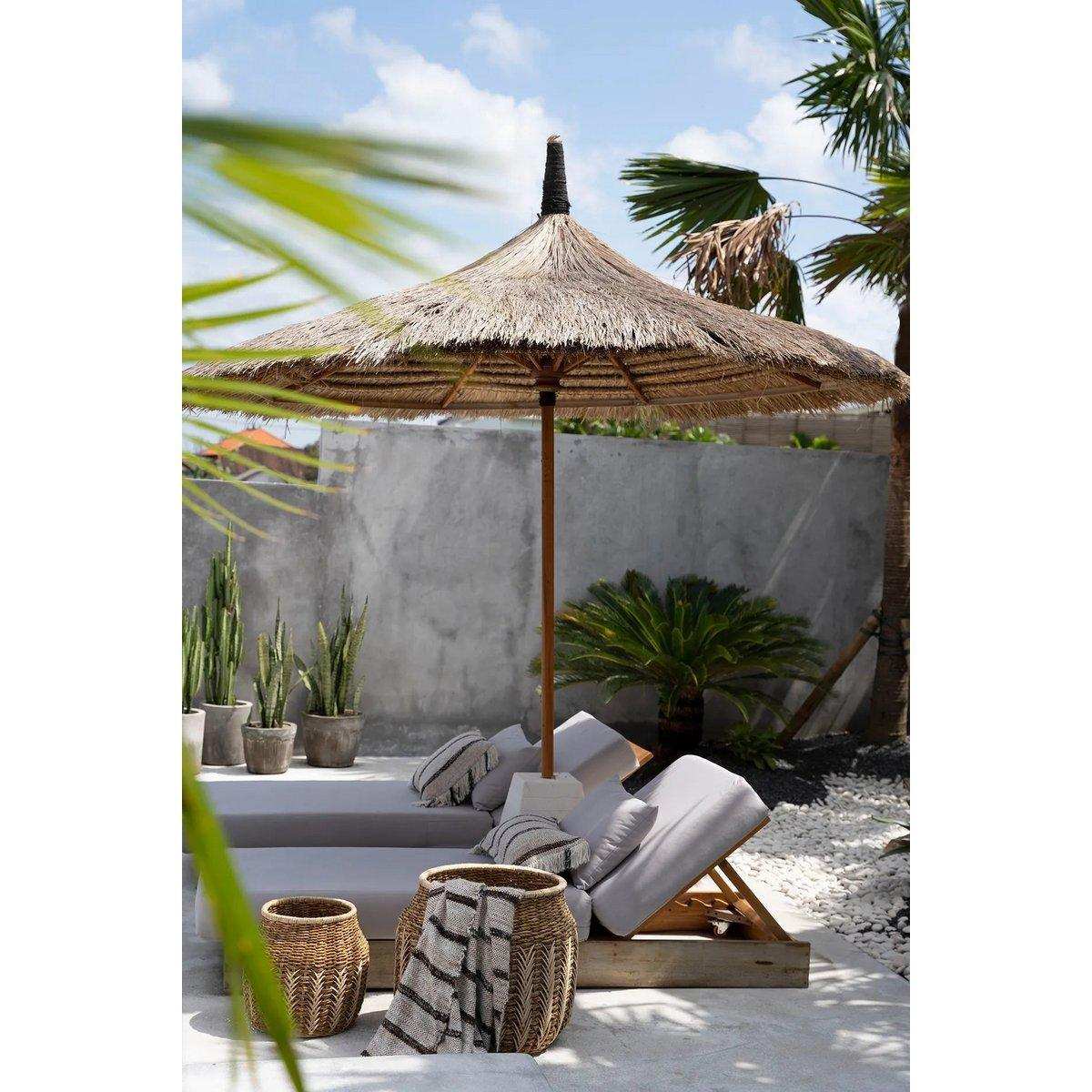 Rattan Luziru-Korb Natur Aufbewahrungskorb 52 cm - HomeDesign Knaus