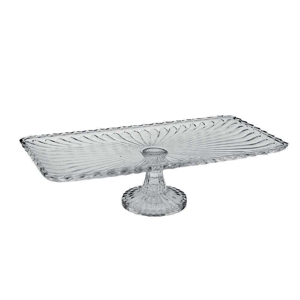 RECHTECKIGE KUCHENFORM AUS GLAS 18,5X18,5X38CM - HomeDesign Knaus