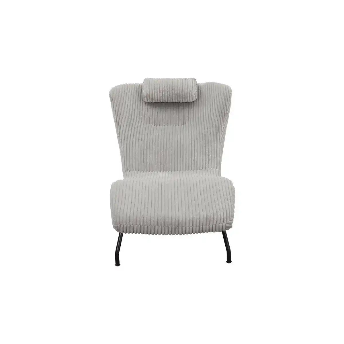 Relaxliege hellgrau Texturstoff - HomeDesign Knaus
