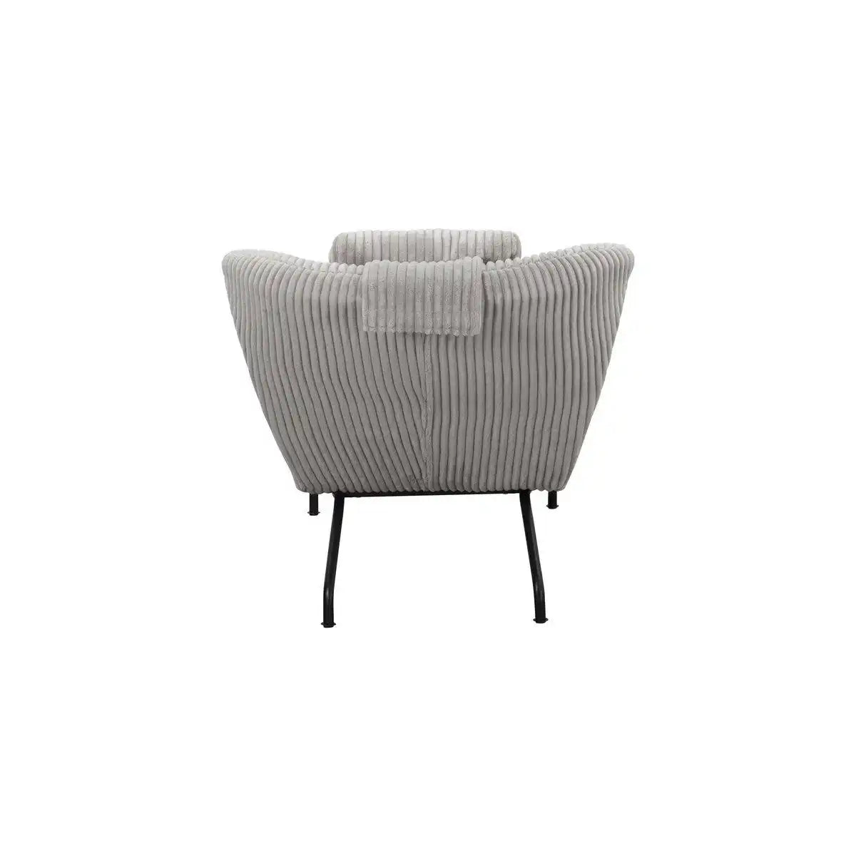 Relaxliege hellgrau Texturstoff - HomeDesign Knaus