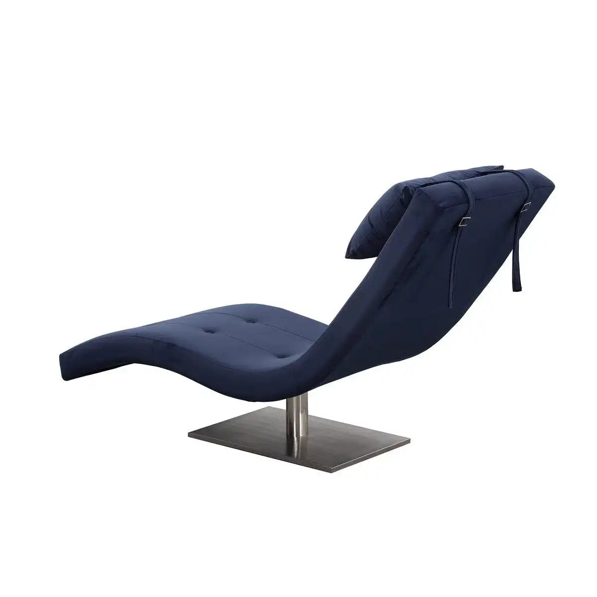 Relaxliege Samt blau - HomeDesign Knaus