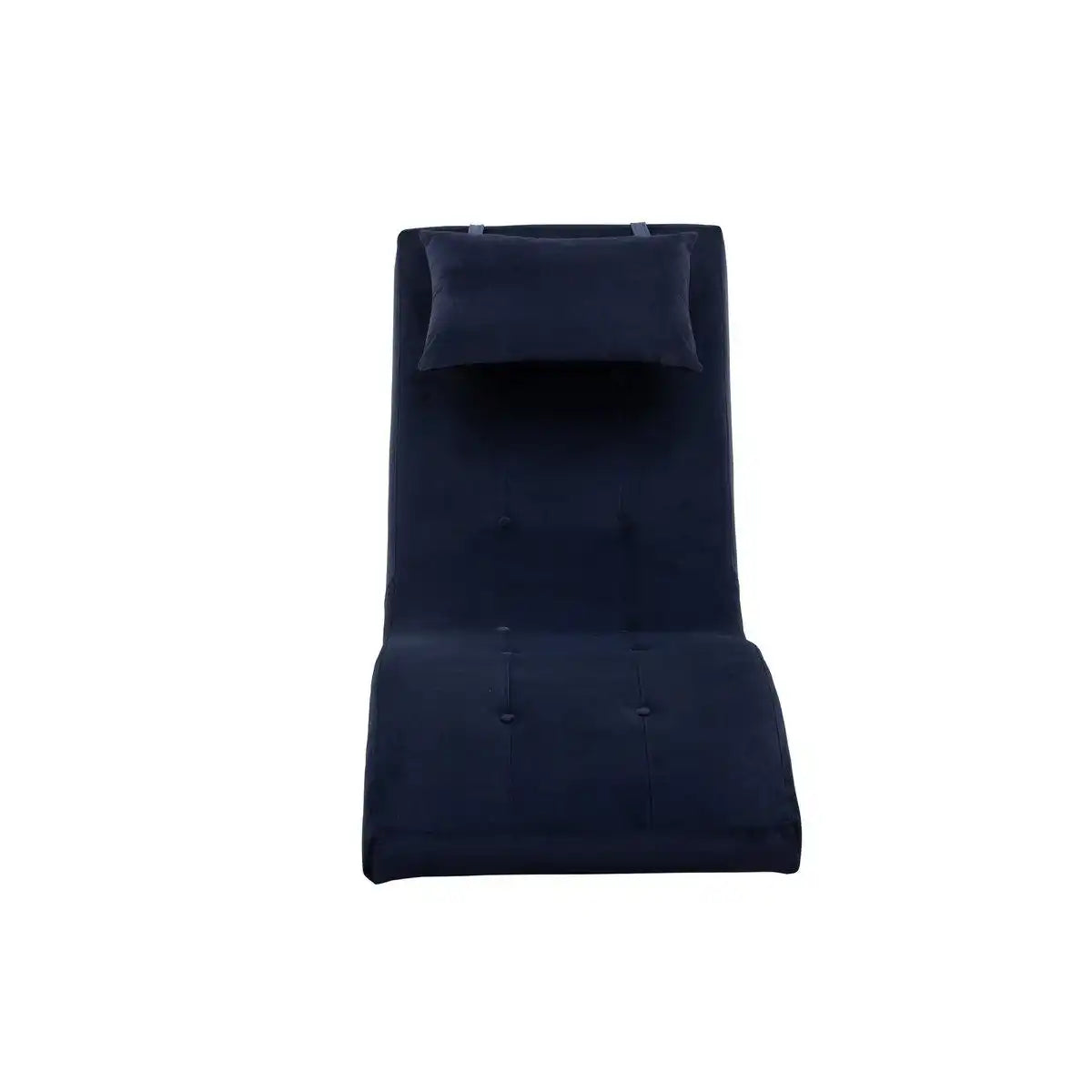 Relaxliege Samt blau - HomeDesign Knaus