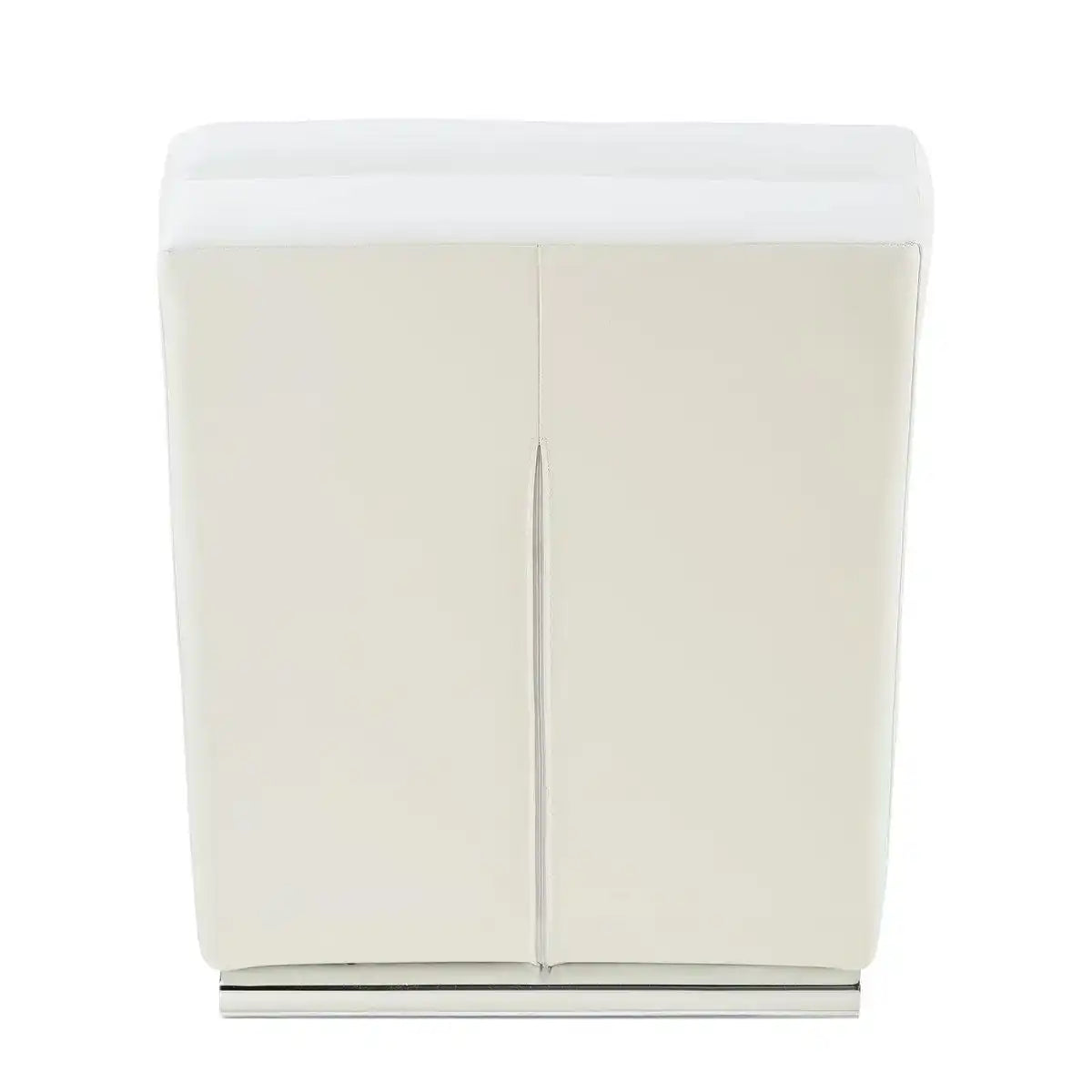 Relaxliege weiß Kunstleder-Optik - HomeDesign Knaus