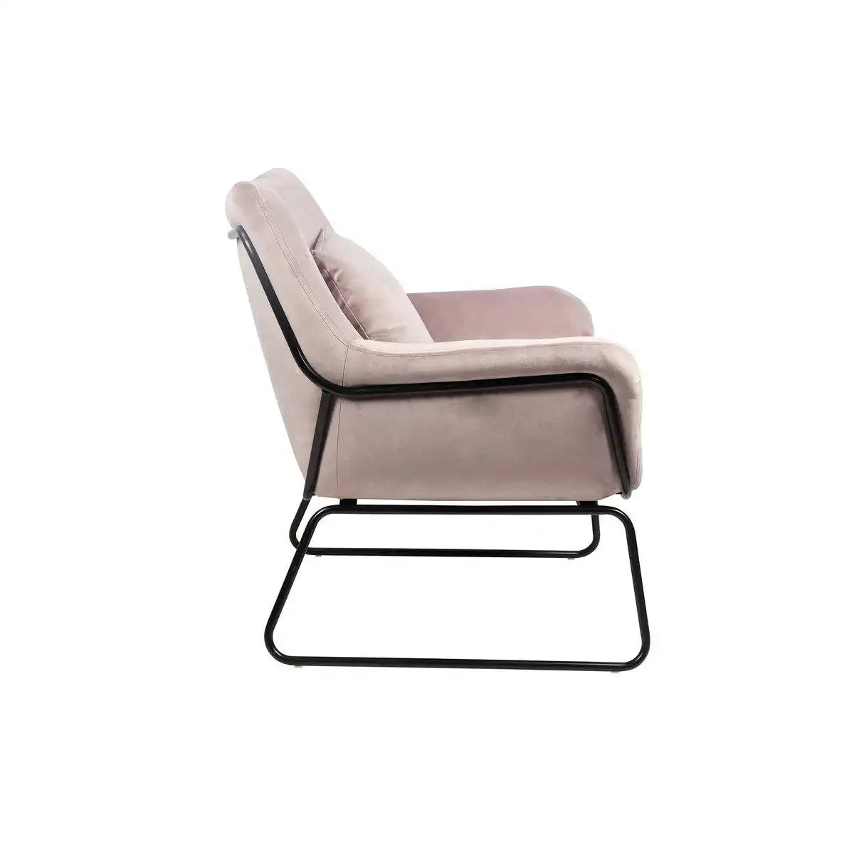 Relaxsessel mit Samtbezug Rose - HomeDesign Knaus