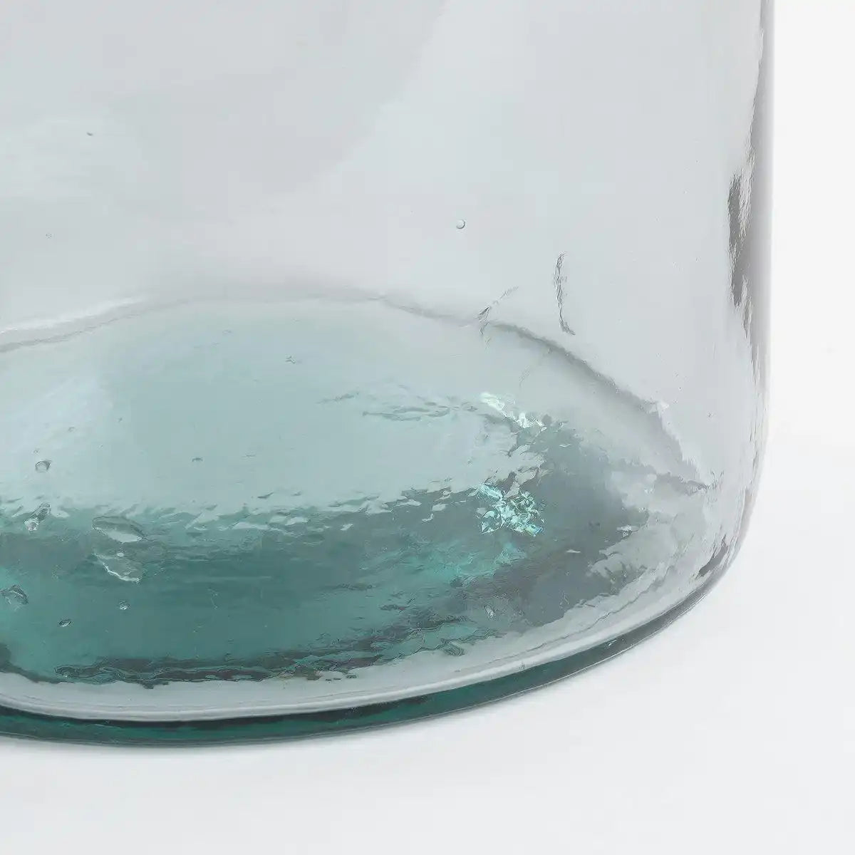 Rioja-Flaschenvase – H75 x Ø18 cm – recyceltes Glas – Dunkelgrau - HomeDesign Knaus