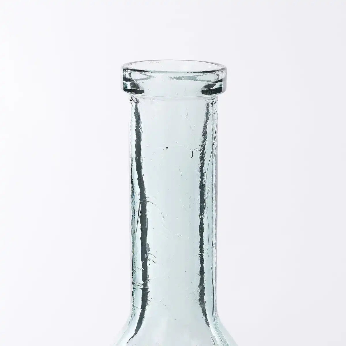 Rioja-Flaschenvase – H75 x Ø18 cm – recyceltes Glas – transparent - HomeDesign Knaus