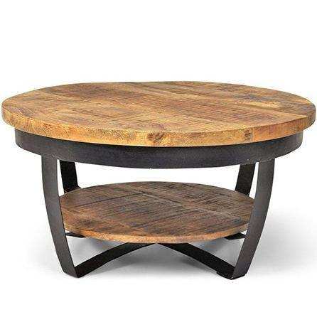 Robust Couchtisch Zimtholz Holztisch - HomeDesign Knaus