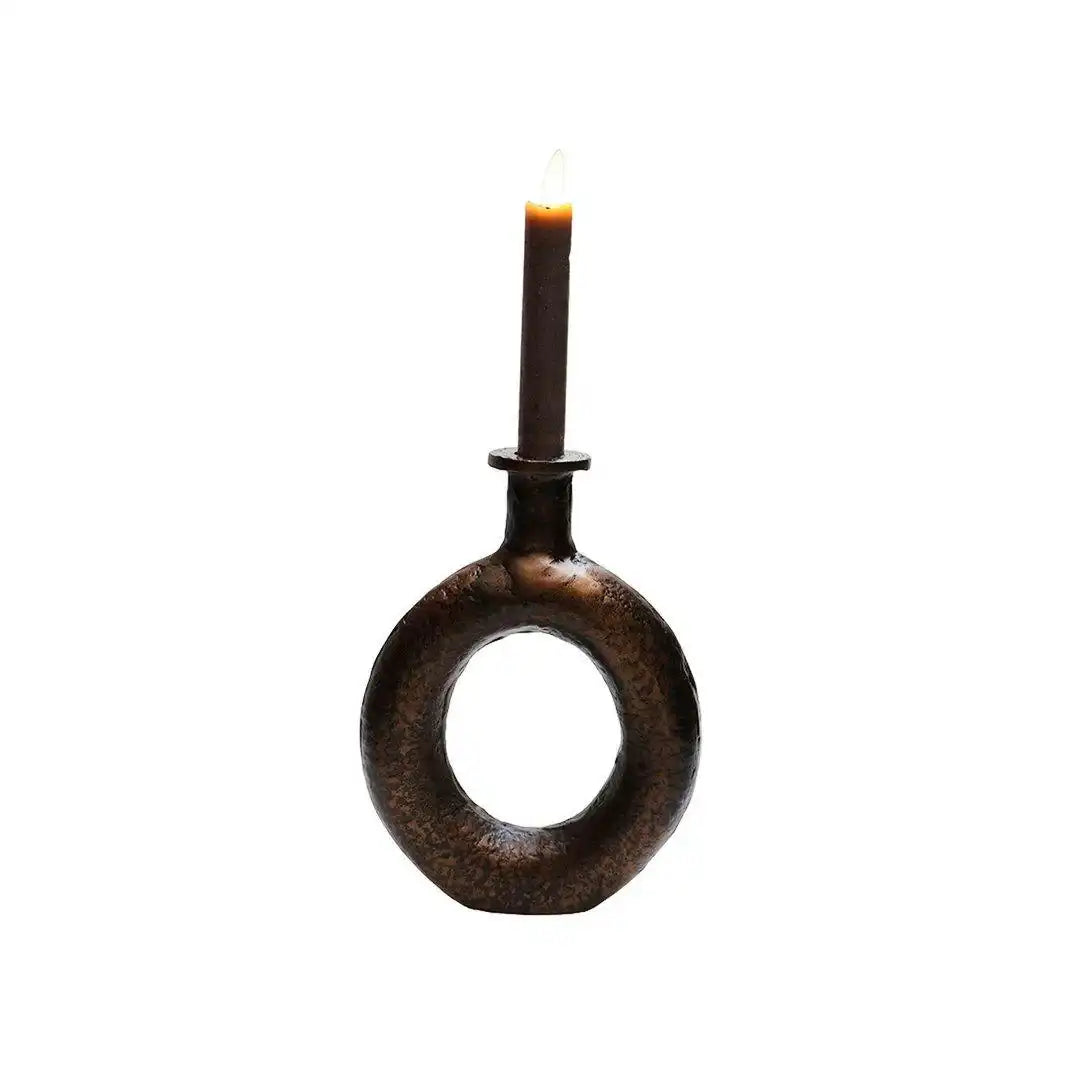 Rocha Metall Kerzenständer Spitzkerze Spitzkerzenhalter Retro - HomeDesign Knaus