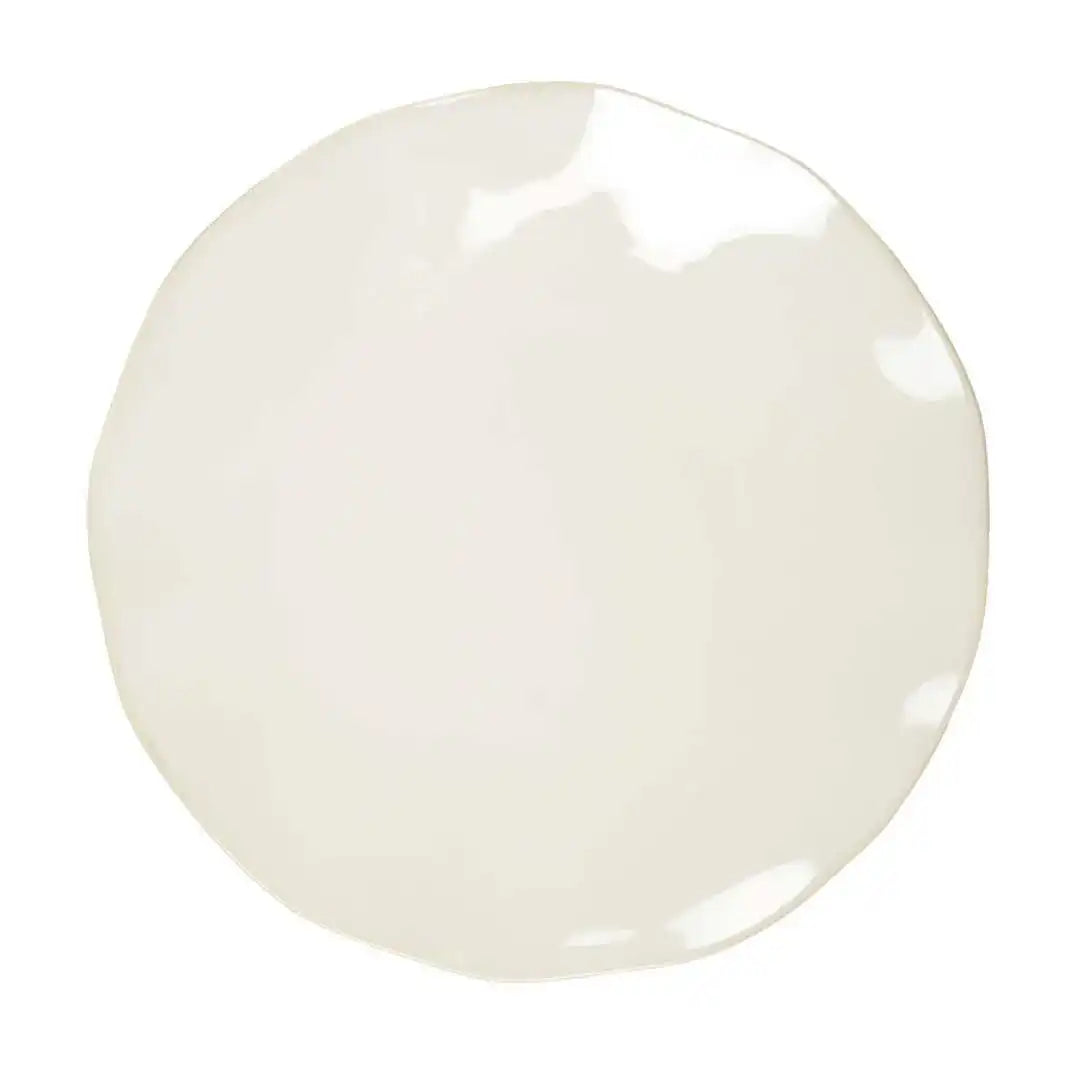 Rosa White Flat Plate 27x27x2,8 cm - HomeDesign Knaus