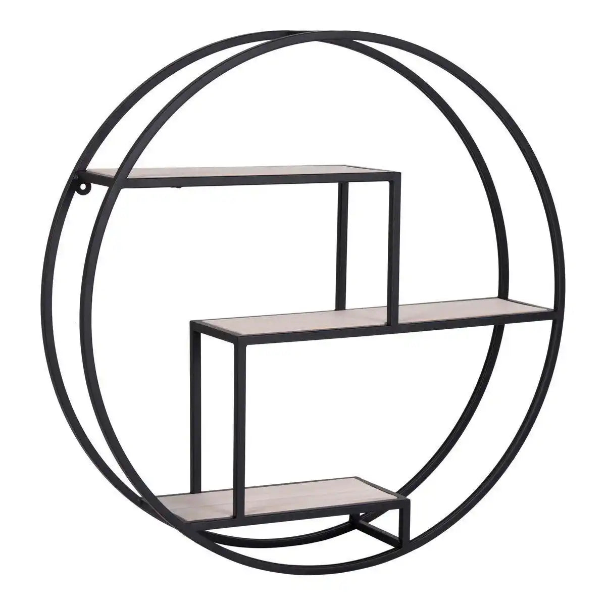 Rotterdam Regal - Schwarz/Natur - HomeDesign Knaus