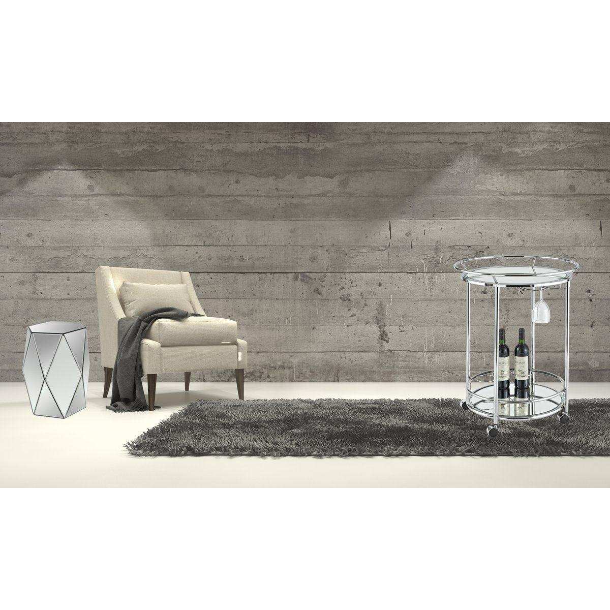 RUNDER EDELSTAHL / SPIEGELFACH D.57CM - HomeDesign Knaus