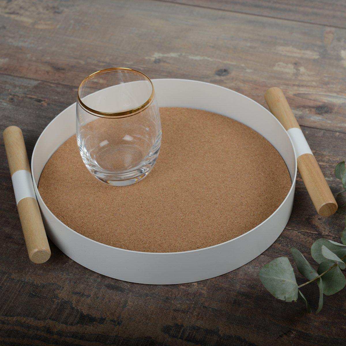 RUNDES KORKENWEISSES FACH - HomeDesign Knaus