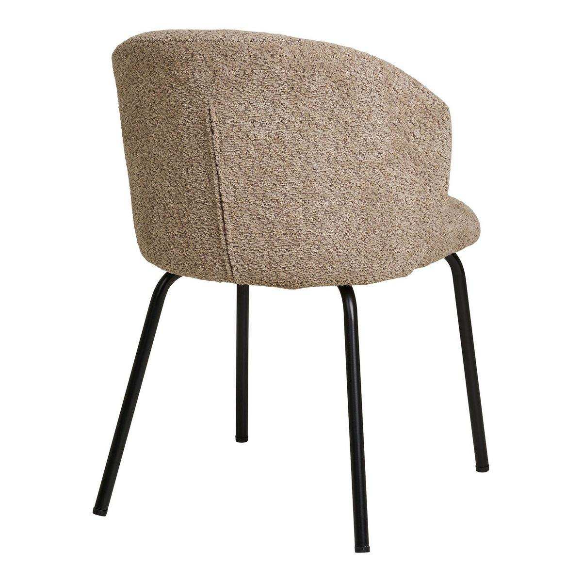 Safira Esszimmerstuhl – Beige, 58 x 56 x 79 cm – 2er-Set - HomeDesign Knaus