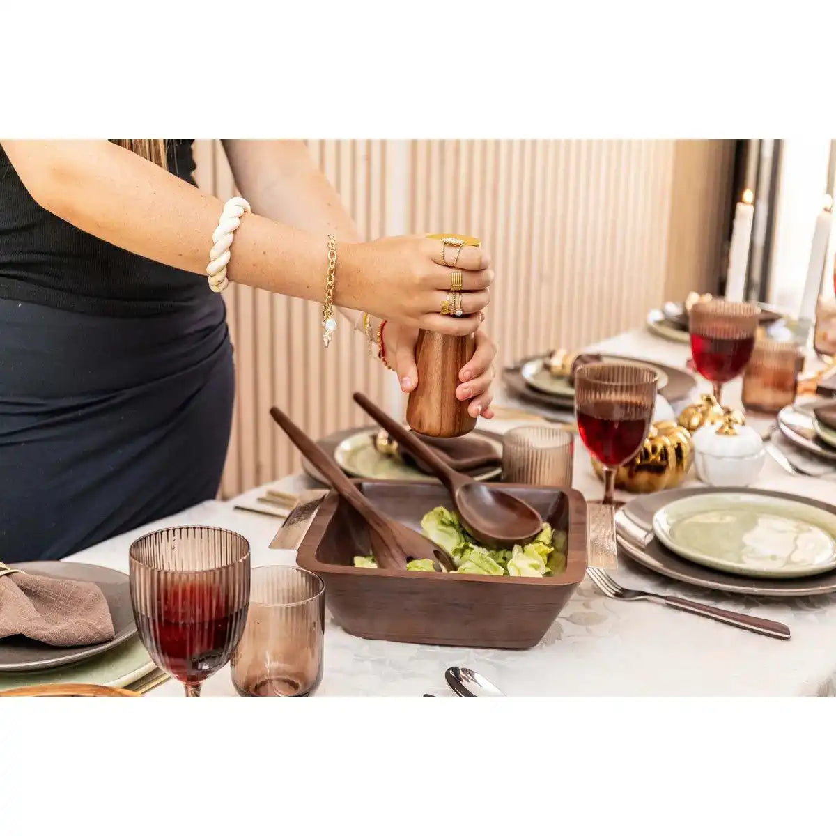 Salatbesteck aus Holz - HomeDesign Knaus