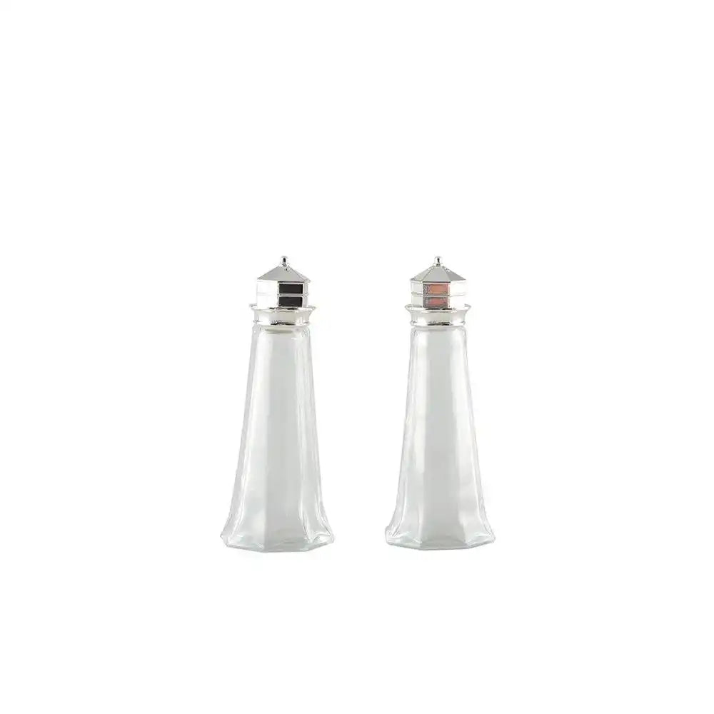 SALIERE UND POIVRIERE ARGENT 4,6X4,6X11,5CM - HomeDesign Knaus