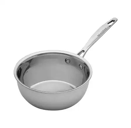 Sauteuse Kochtopf Edelstahl Ofenfest mit Schüttrand Fusion 5 - HomeDesign Knaus
