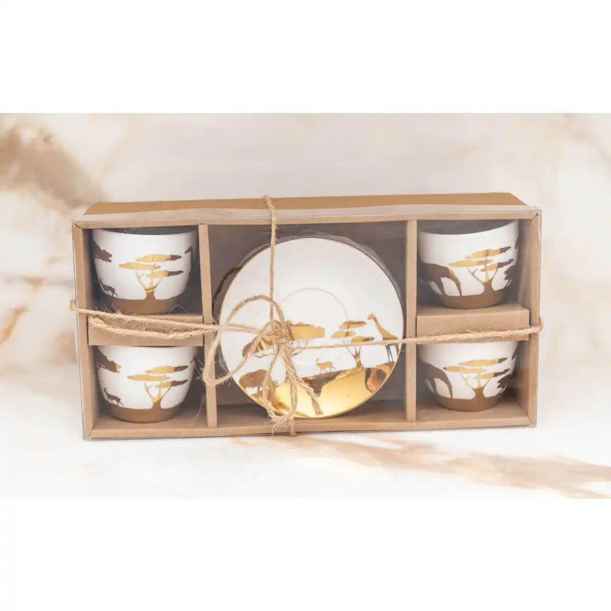 SAVANA DORE KAFFEETASSEN UND UNTERTASSEN – 4ER-SET - HomeDesign Knaus