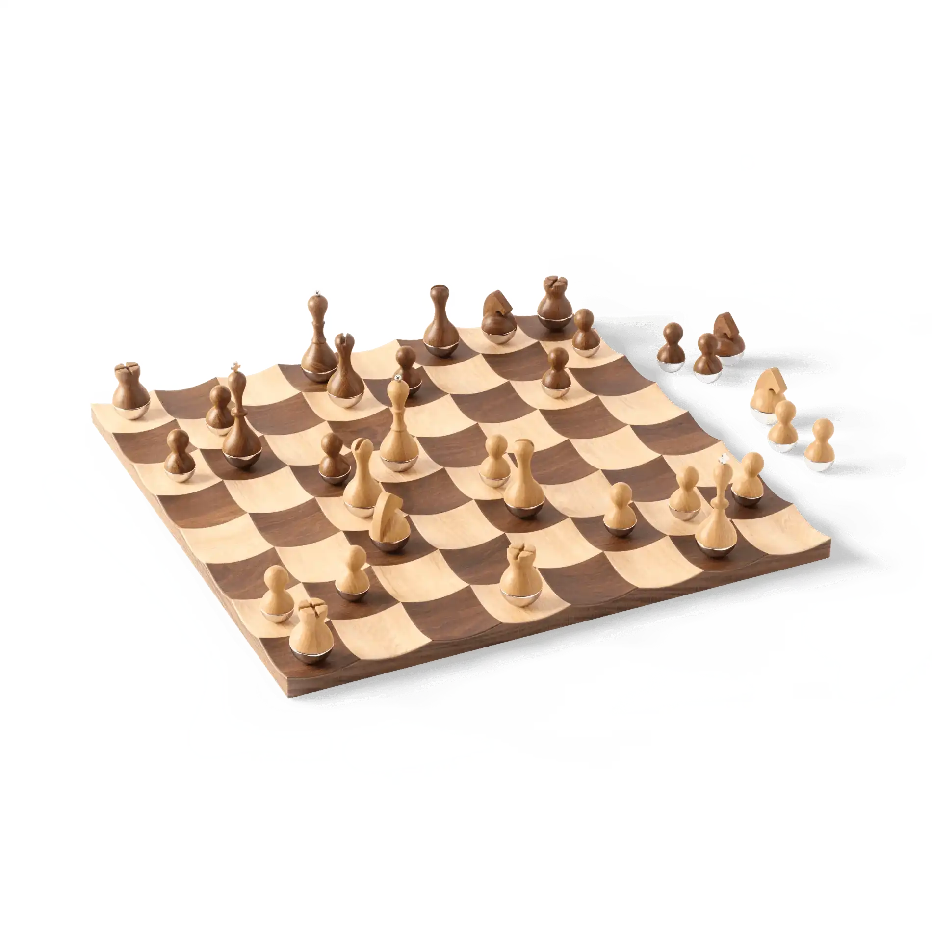 Schachspiel Rund Holz Awardwinning - HomeDesign Knaus