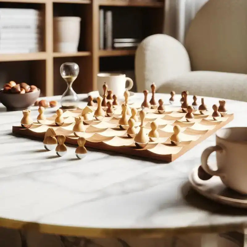 Schachspiel Rund Holz Awardwinning - HomeDesign Knaus