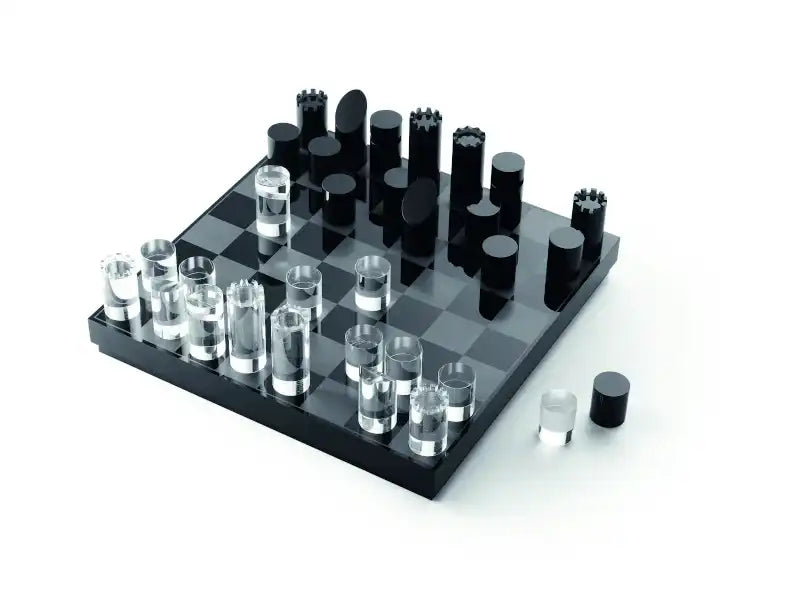 Schachspiel Schachbrett Denkspiel handpoliertes Acrylglas - HomeDesign Knaus