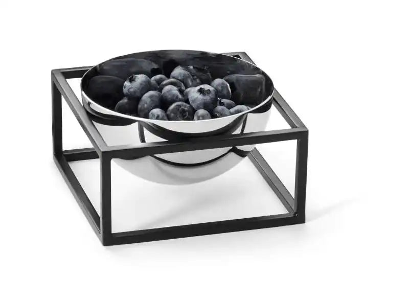 Schale im Ständer Gestell aus pulverbeschichtetem Metall - HomeDesign Knaus