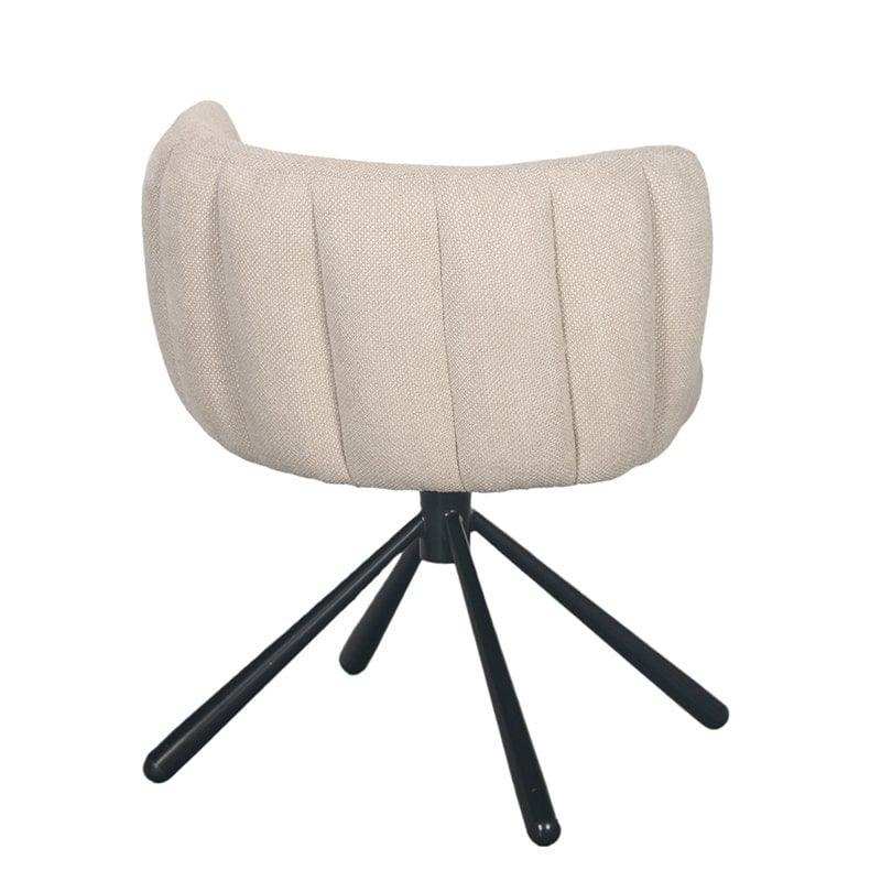Schalendrehstuhl Beige - HomeDesign Knaus
