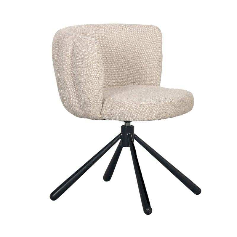 Schalendrehstuhl Beige - HomeDesign Knaus
